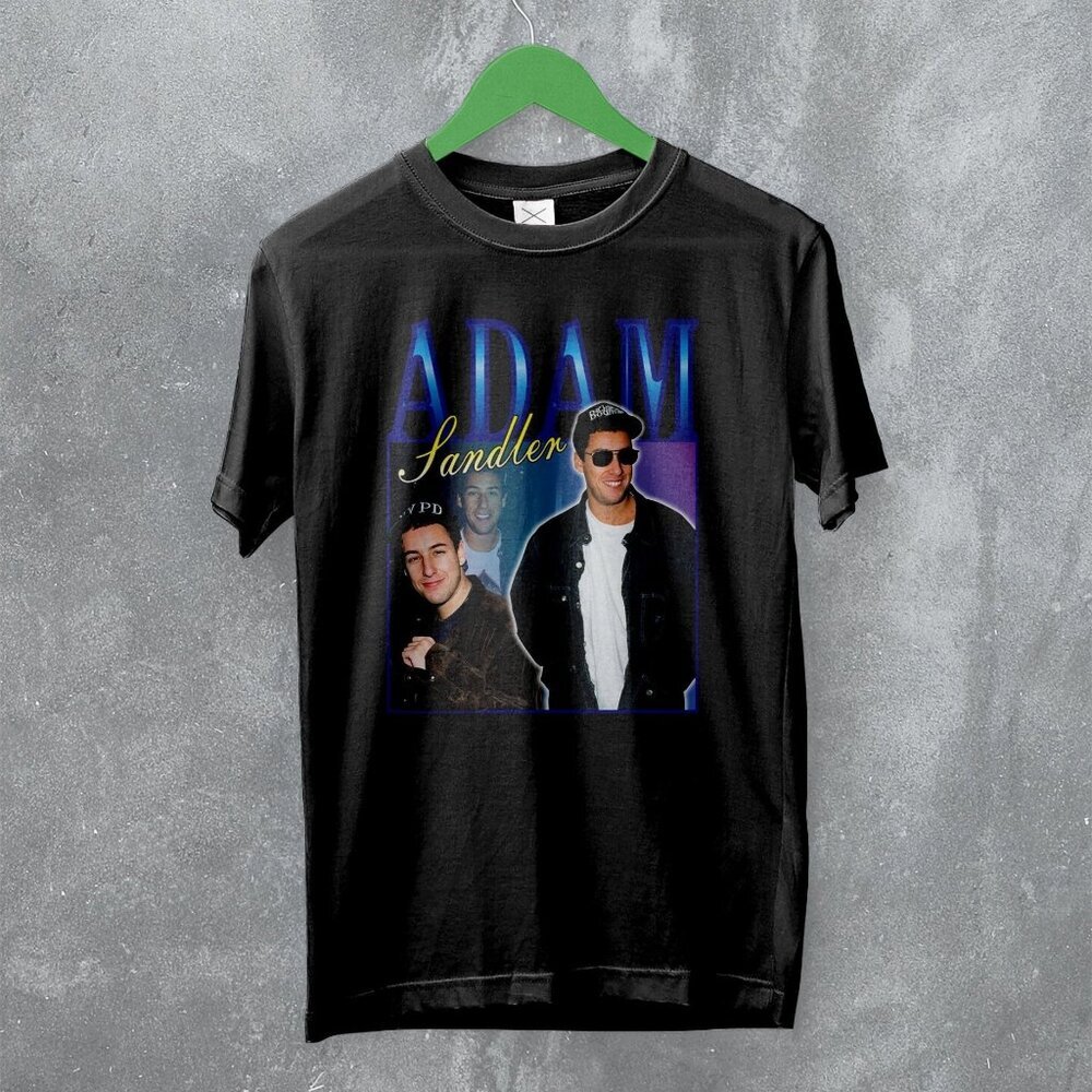Adam Sandler Retro Comedy Actor Movie Funny Character Graphic Film T-Shirt 81